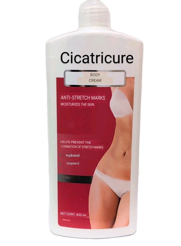 Cicatricure Anti-Stretch Body Cream 400ml Hydrated Vitamin E gallery