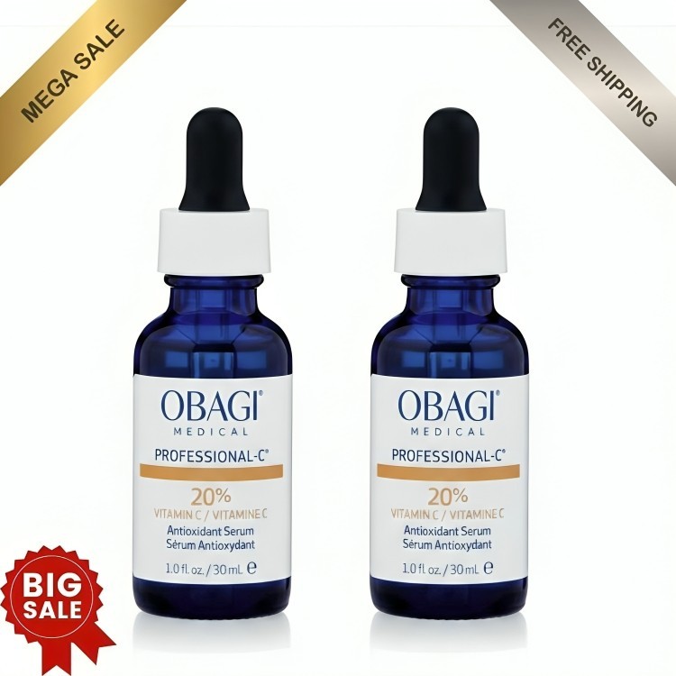 Pack of 2 Obagi Professional-C 20% Vitamin C Serum 30ml Anti Oxidant
