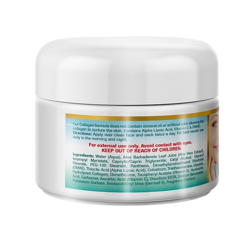 Collagen Cream with Alpha Lipoic Acid, Aloe Vera Extract, Vitamin C, E, and DMAE gallery