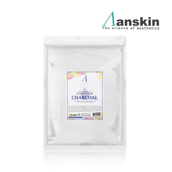 Anskin Modeling Mask Charcoal Powder 1kg ( 2.2lb) Facial Pack Anti-Aging