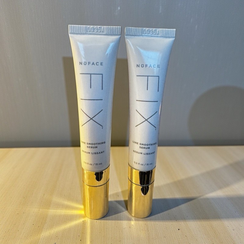 NuFace Fix Line Smoothing Serum EXP 2/23 0.5 fl New pack of 2