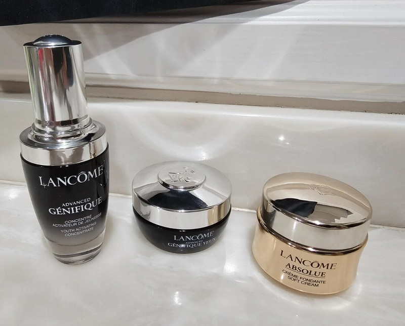 Lancome Advanced Genifique 1 oz & Yeux.5oz, Absolue Crème Fondante Cream .5oz