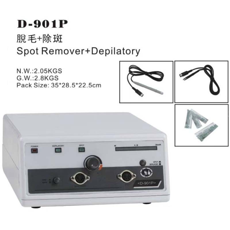 Portable 2 in 1 Hair Removal Machine Microcurrent High Frequency Machine gallery