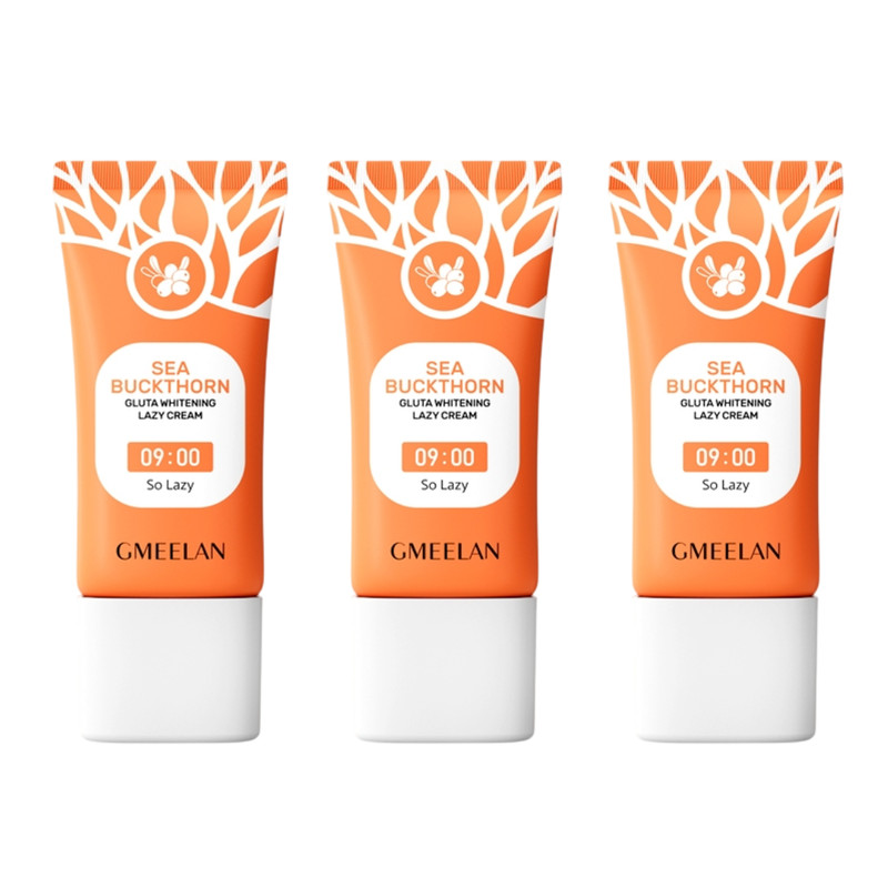 GMEELAN X3 Sea Buckthorn Gluta Whitening Lazy Cream Ceramides Remove Dullness