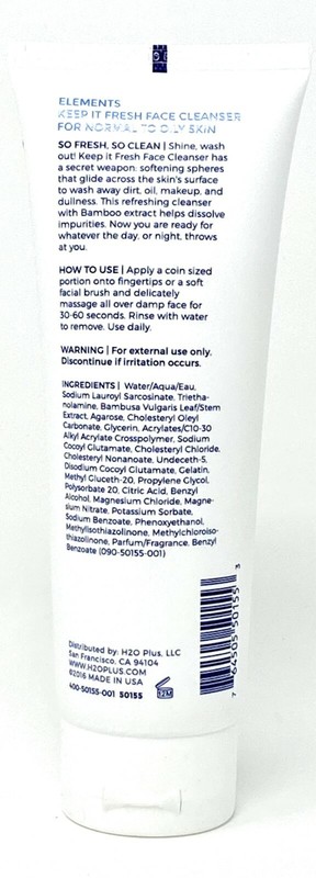 H2O+ Elements Keep It Fresh Face Cleanser 4 fl oz gallery