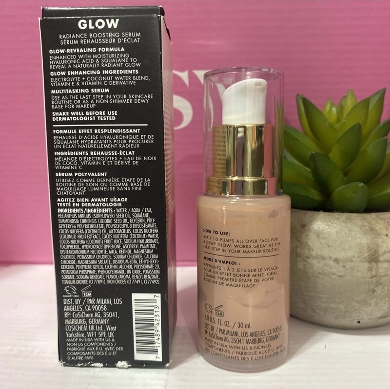 Milani Glow Drops Radiance Boosting Serum 1oz Hydrating- Ret $25 gallery