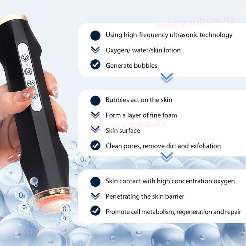 7 Colors CO2 Oxygen Bubble Machine Facial Skin Care Exfoliating Beauty Device gallery