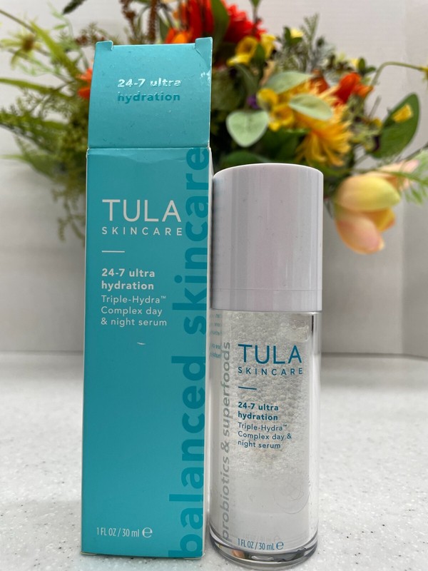 TULA 24-7 Ultra Hydration Triple-Hydra Complex Day & Night Serum NIB 1 oz