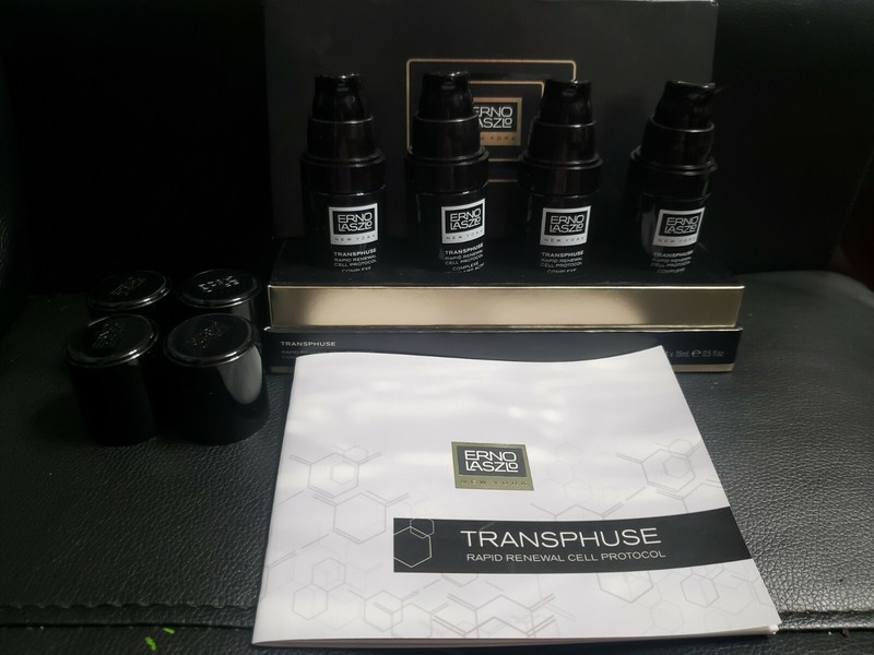 Erno Laszlo Transphuse Rapid Renewal Cell Protocol 4x 15ml(4×0.5oz) New in box