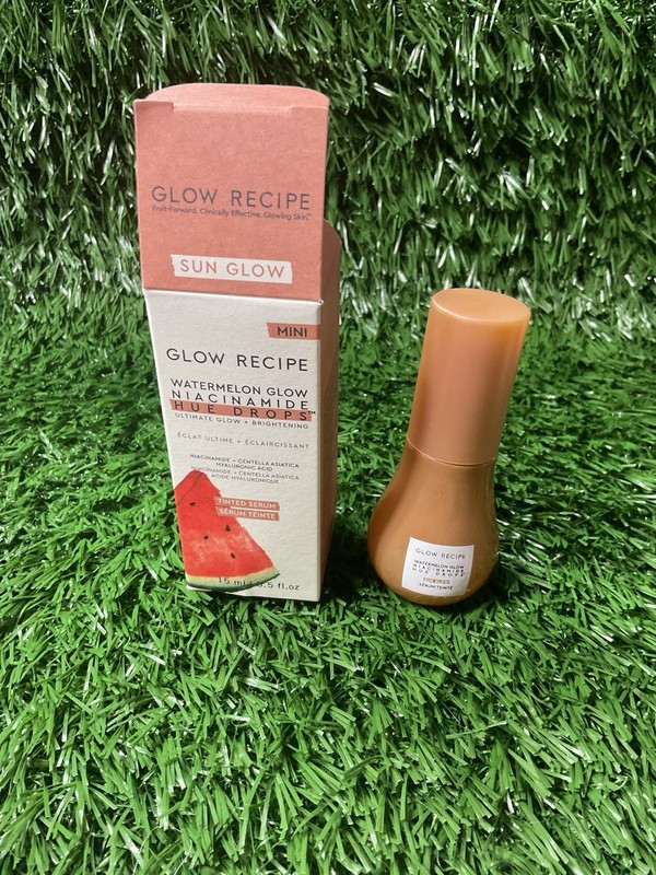 Glow Recipe Watermelon Glow Niacinamide Hue Drops ~ SUN GLOW ~ 15mL / .50 Fl Oz