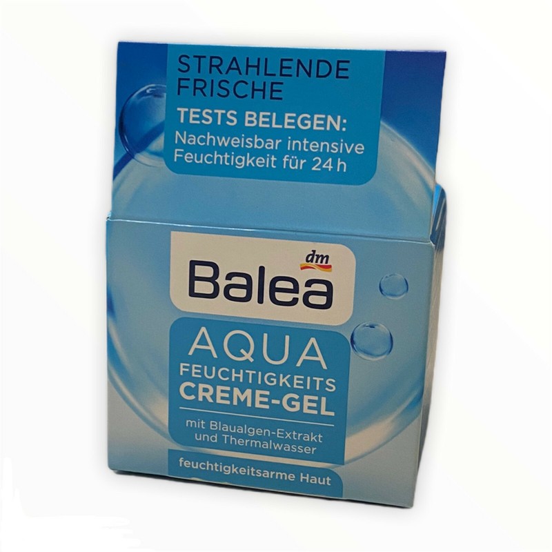 Day Cream Aqua Moisturizing Cream Gel, 50 ml german Product 24h intensiv skin