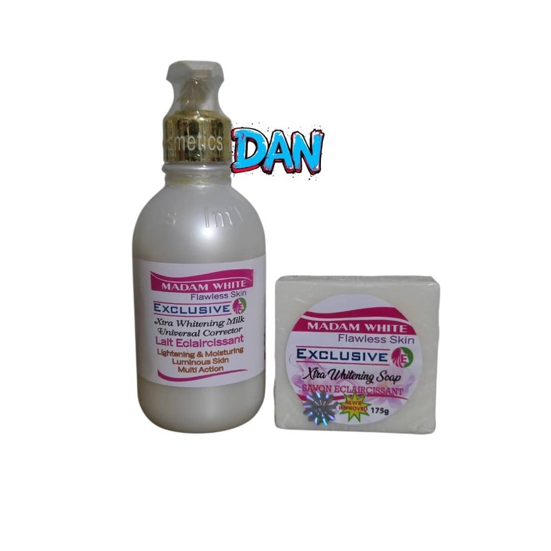 Evob M- white Flawless 3pcs Face Body Lotion Set gallery