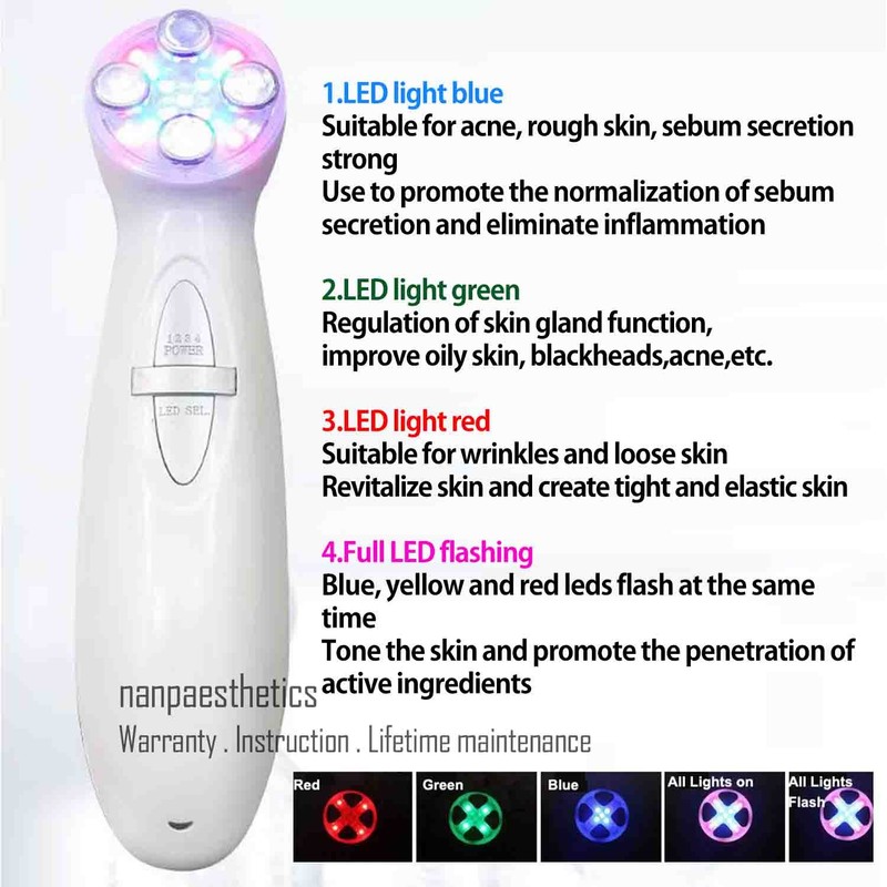 3In1 Wireless Photon Led Therapy Face Skin Lift Tightening R-F Facial Machine gallery