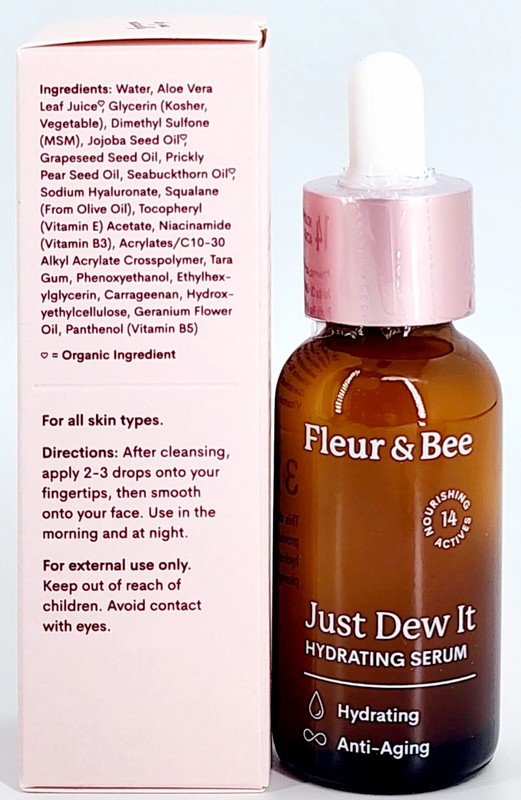 Fleur & Bee Just Dew It Hydrating Serum With Hyaluronic Acid 30ml/1oz RP$60 NEW! gallery