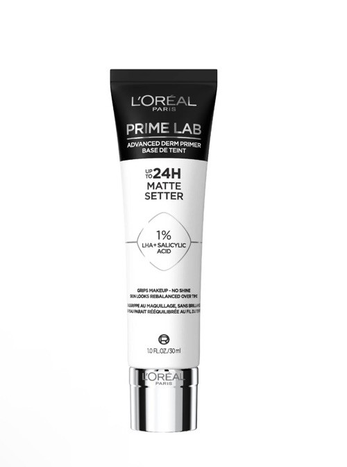 L’Oreal Primer Matte Prime Lab 24H MATTE SETTER 1% LHA + Salicylic Acid NEW!