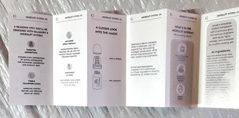 Glamory Microlift System NIB 6 Serums Facial Product Radiant Youthful Skin 5ml gallery