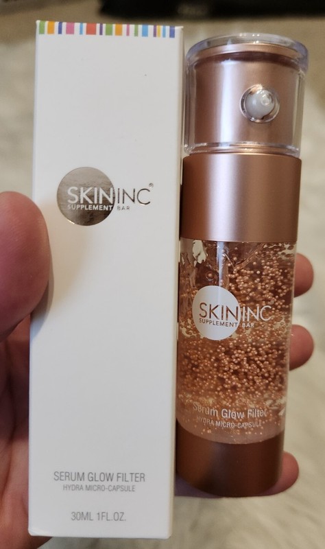 NEW SKIN INC SERUM GLOW FILTER BEST SELLER!! AWARD WINNING SKINCARE PRODUCT WOW!
