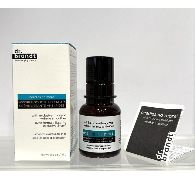Dr. Brandt Needles No More Wrinkle Smoothing Cream 0.5oz 15 Anti-Aging Treatment