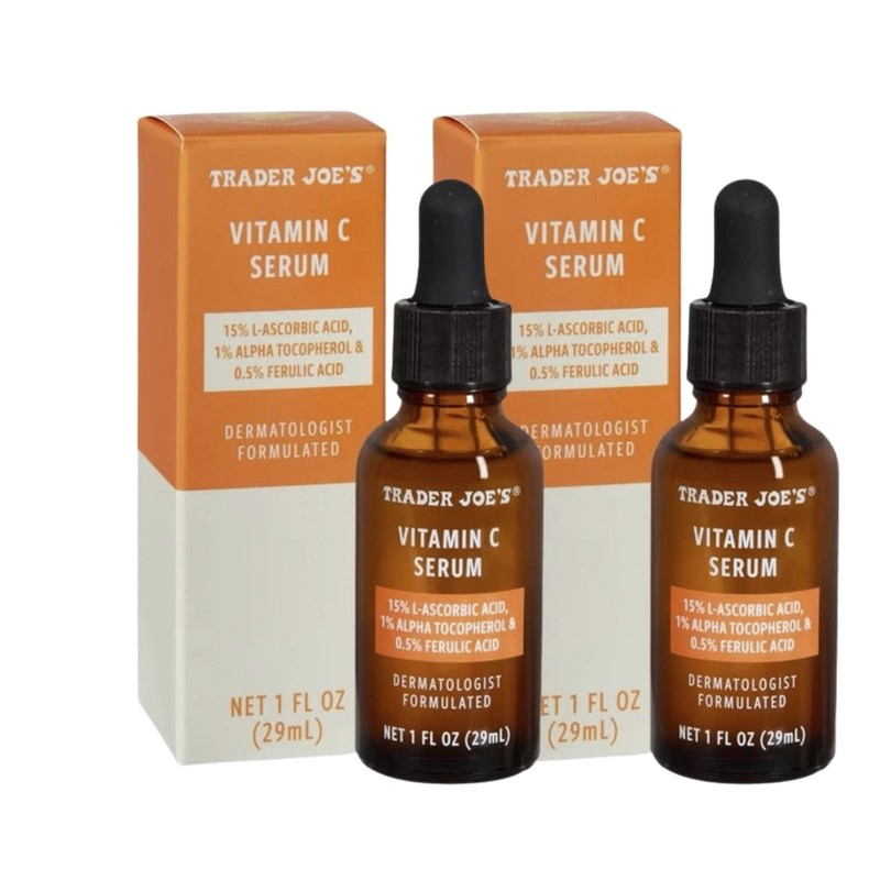 2 Pack Trader Joe’s Vitamin C Serum 1 fl oz/29 mL