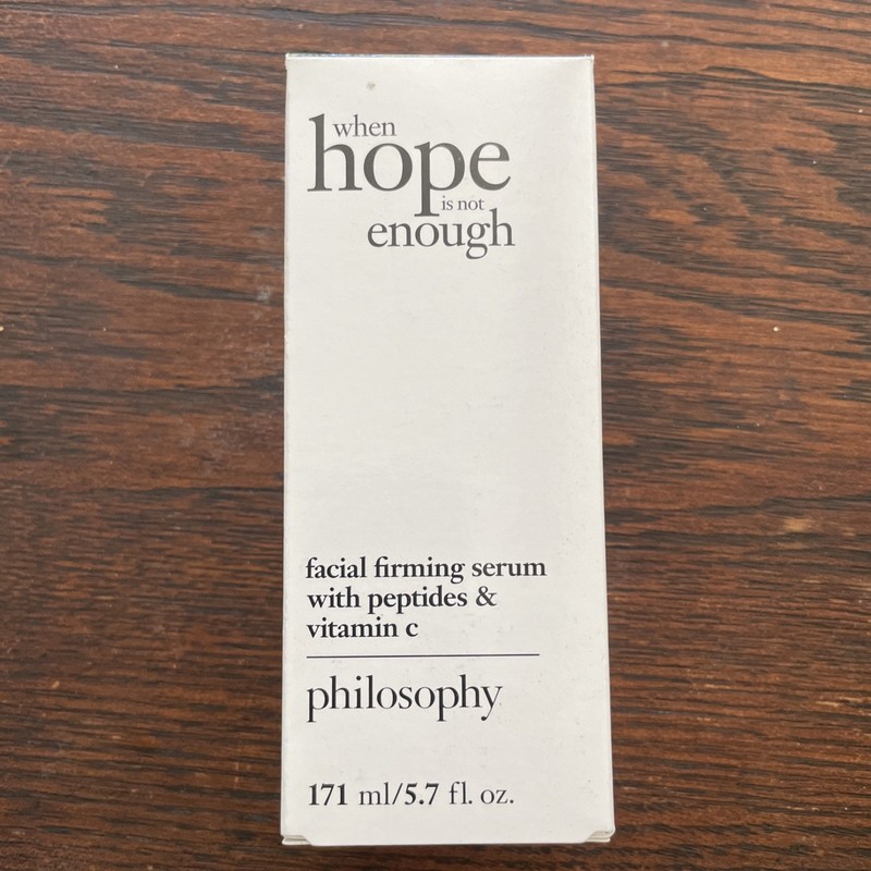 Philosophy When Hope is Not Enough Facial Firming Serum 5.7 fl oz JUMBO SIZE! gallery