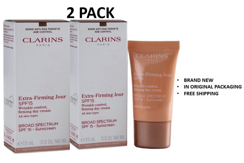 Clarins Extra Firming Jour Day Wrinkle Control All Skin 15ml Brand New in box
