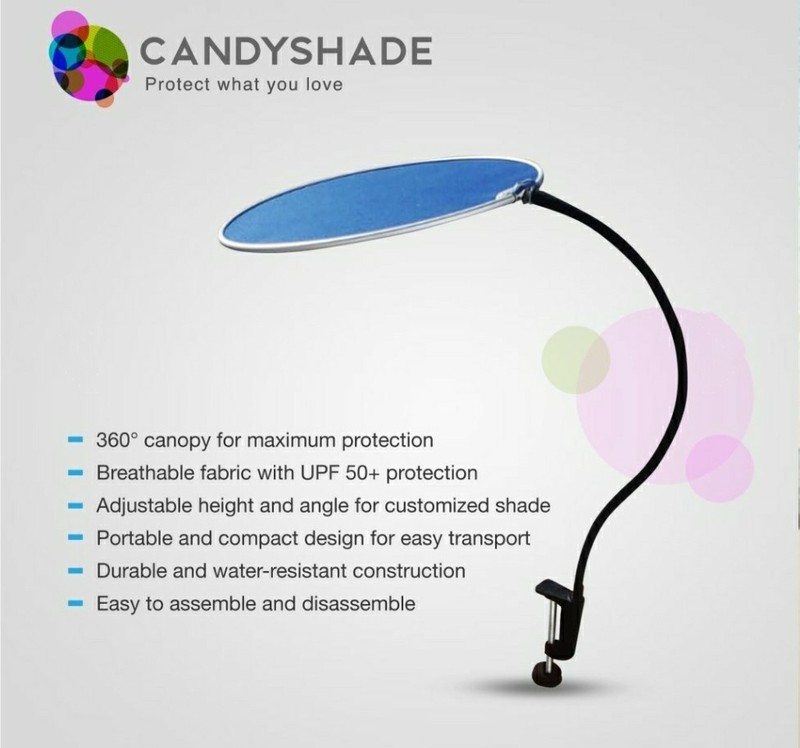 CLIP ON UMBRELLA UVA / UVB SKIN PROTECTION gallery