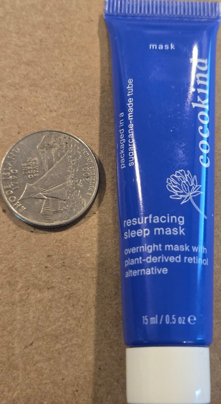 NEW Cocokind Resurfacing Sleep Mask, Plant derived retinol. .5oz