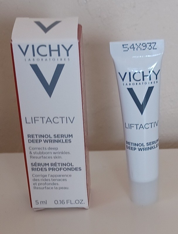 Vichy Liftactiv Retinol Serum Deep Wrinkles 0.16 oz/5 mL Travel Mini Sample NIB