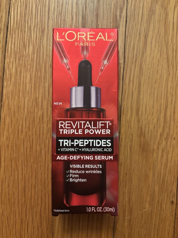 L’oreal REVITALIFT Triple Power TRI-PEPTIDES Age-Defying Serum 1.0 fl oz New