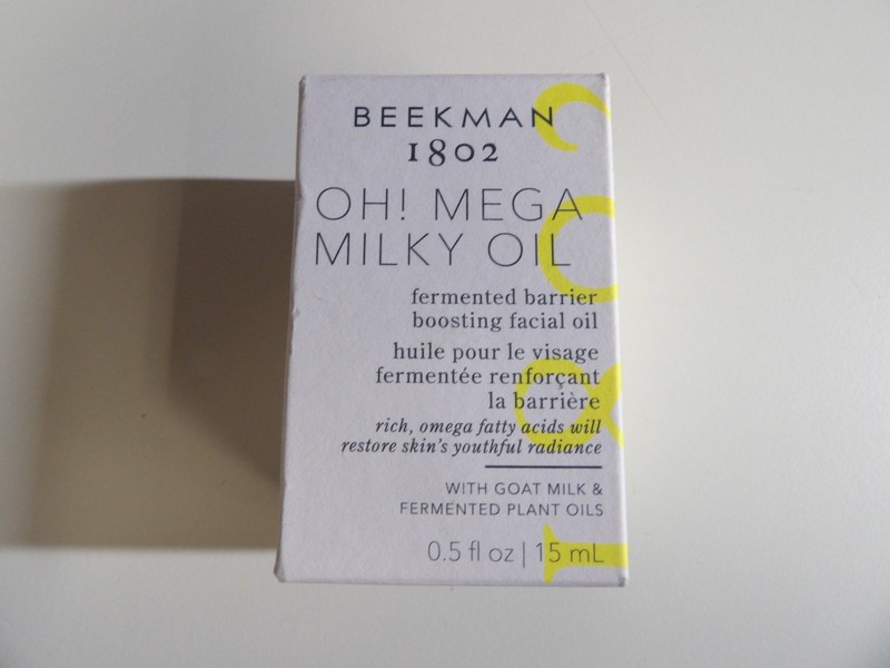 Beekman 1802 Oh! Mega Milky Oil Fermented Barrier Boosting Facial Oil 0.5 Fl Oz
