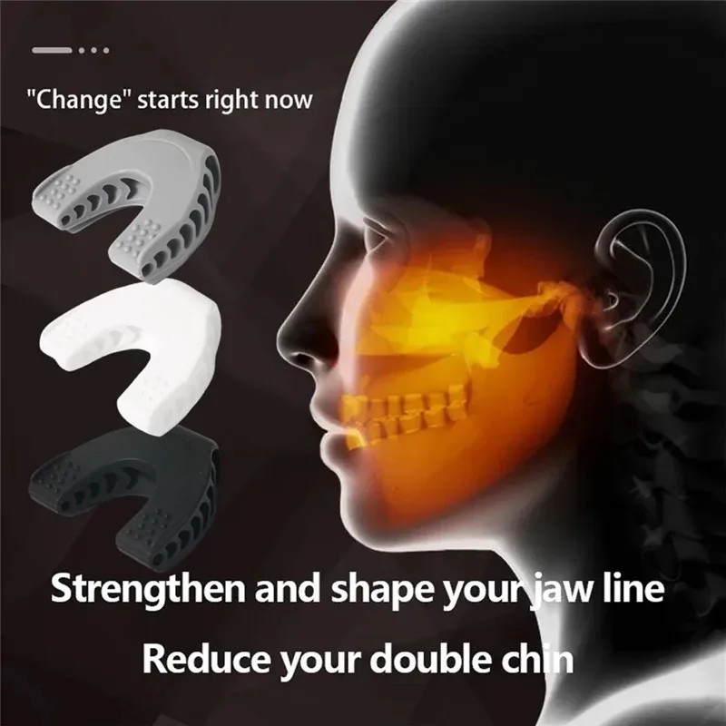U Shape Jaw Exerciser New Facial Mouth Jawline Face Fitness Muscle Chew Ball Bit gallery