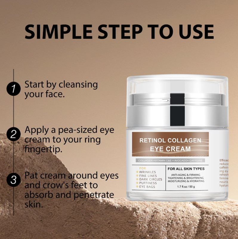 Crema Para Las Ojeras Anti-arrugas Remueve Bolsas En Los Ojos Y Circulos Oscuros gallery