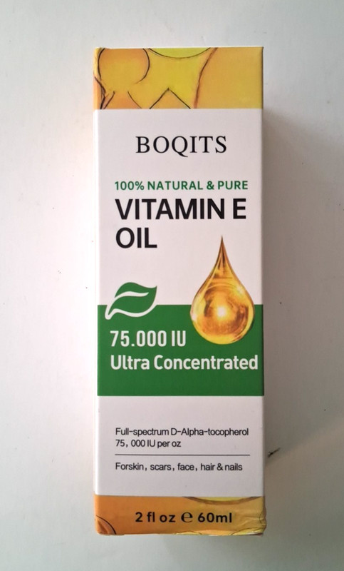 Vitamin E Oil for Skin 75,000 IU 100% Natural & Pure Scars Hair & Nails
