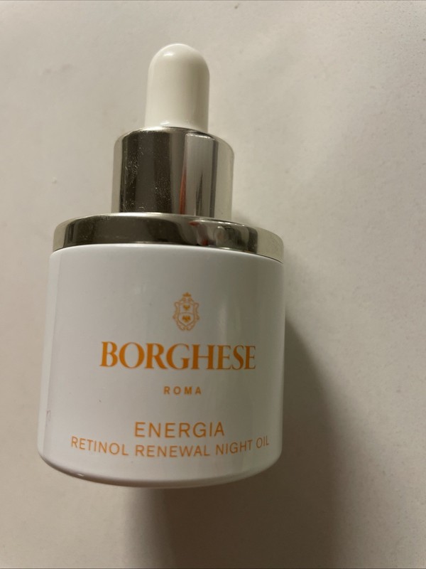 Borghese Anti Aging Energia Retinol Renewal Night Oil 0.9 Fl Oz New Retails $84