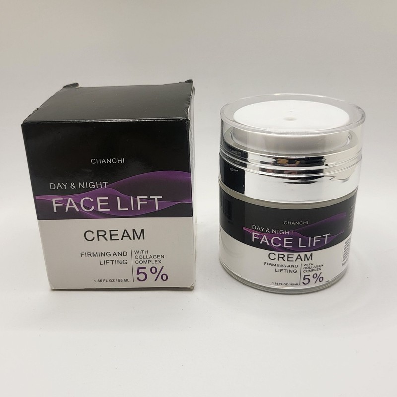 Day Night FACE LIFT Firming & Lifting CREAM w Collagen Complex 5% 1.85oz Chanchi