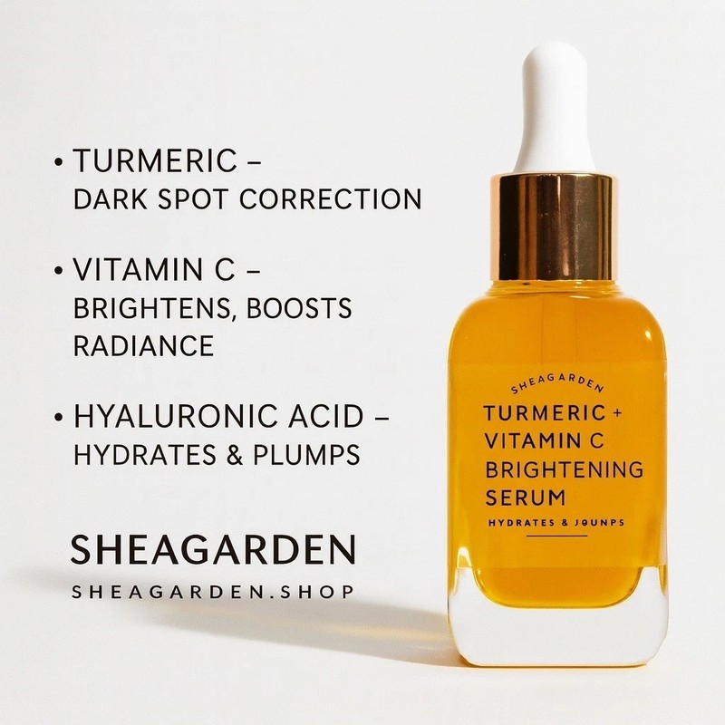 TURMERIC | VITAMIN C | HYALURONIC ACID Dark Spot | Uneven Skintone 100% ORGANIC gallery