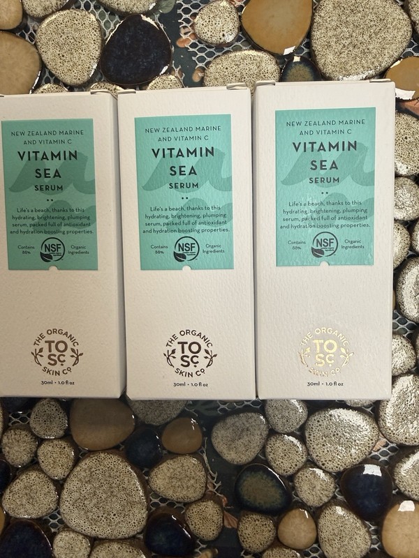 3x Organic Skin Co Vitamin Sea Marine & Vitamin C Serum 30ml NEW