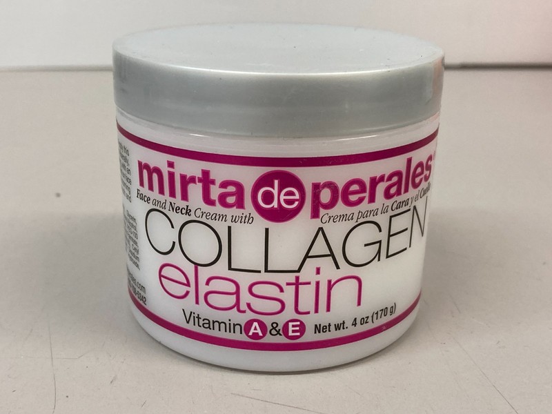 Mirta De Perales Collagen Face and Neck Cream. Moisturizer. Skincare. 4 Oz