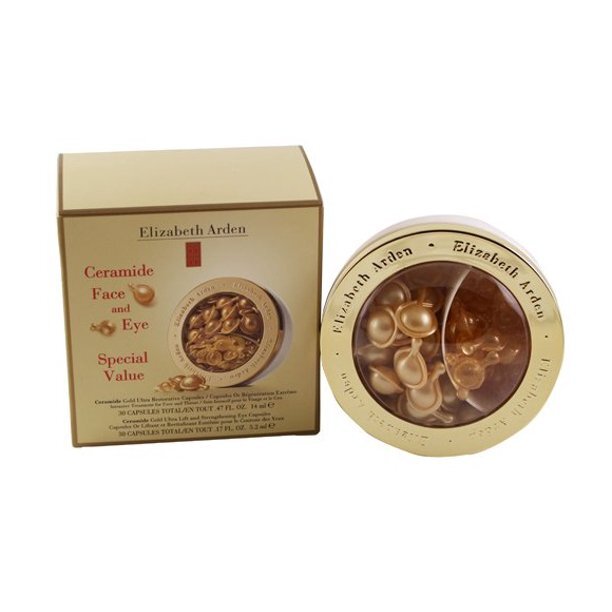 Elizabeth Arden CERAMIDE Face & Eye Capsules 60CT 30x.47oz / 30x.17oz *NIB*