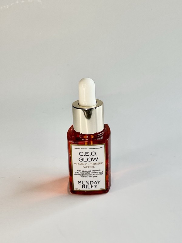 Sunday Riley CEO Vitamin C & Tumeric Glow Oil 0.5 oz/15 Ml Full Size NWOB &3mini gallery