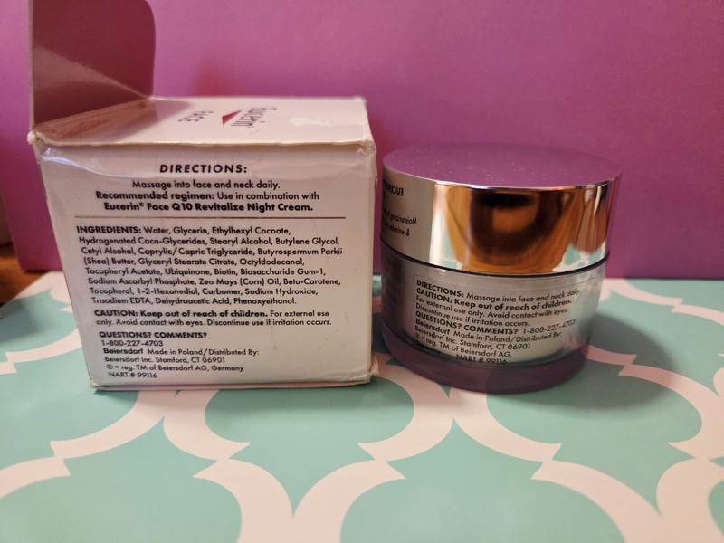 EUCERIN Q10 Revitalize Anti Wrinkle Face Cream for All Skin Types 1.7 Oz BNIB gallery