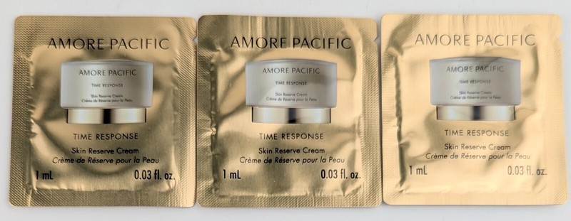 Amore Pacific Time Response Skin Reserve Cream 1ml x3 Samples EXP 05/01/2027