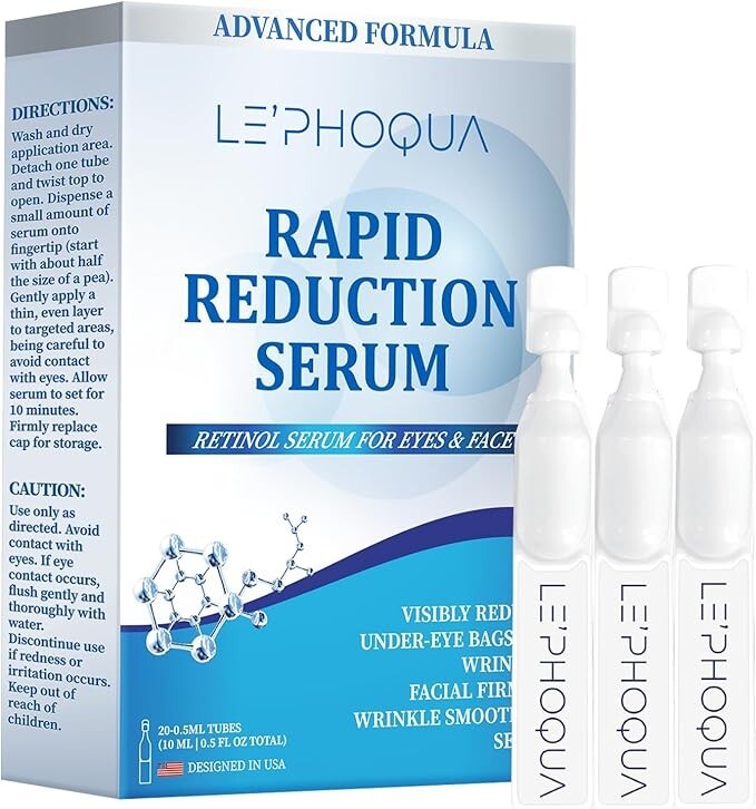 Rapid Reduction Eye Serum by Le’phoqua – 20 0.5 mL Tubes