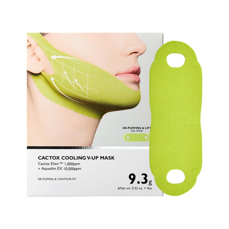 2Packs Dr.Melaxin CACTOX V-LIFTING MEWING BAND with Cactus Cooling
