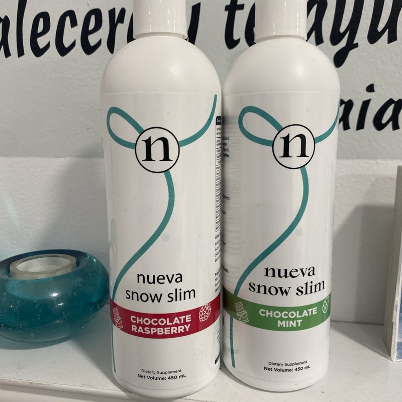 nueva Snow Slim Liquid collagen Chocolate Raspberry & mint new freeshing