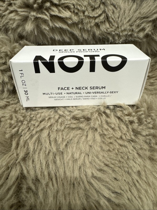 Noto Botanics Deep Serum for Face + Neck 1 fl oz / 30mL TRAVEL SIZE NEW IN BOX
