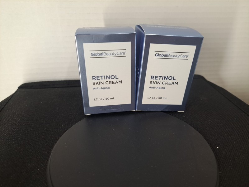 Global Beauty Care Retinol Skin Cream Anti Aging 1.7oz SET OF 2 Sealed