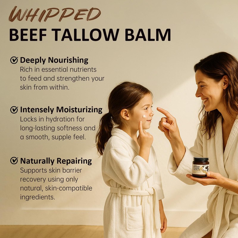 Roseblem Whipped Tallow Balm for Face – 100 Grass-Fed Organic Beef Tallow Cre... gallery