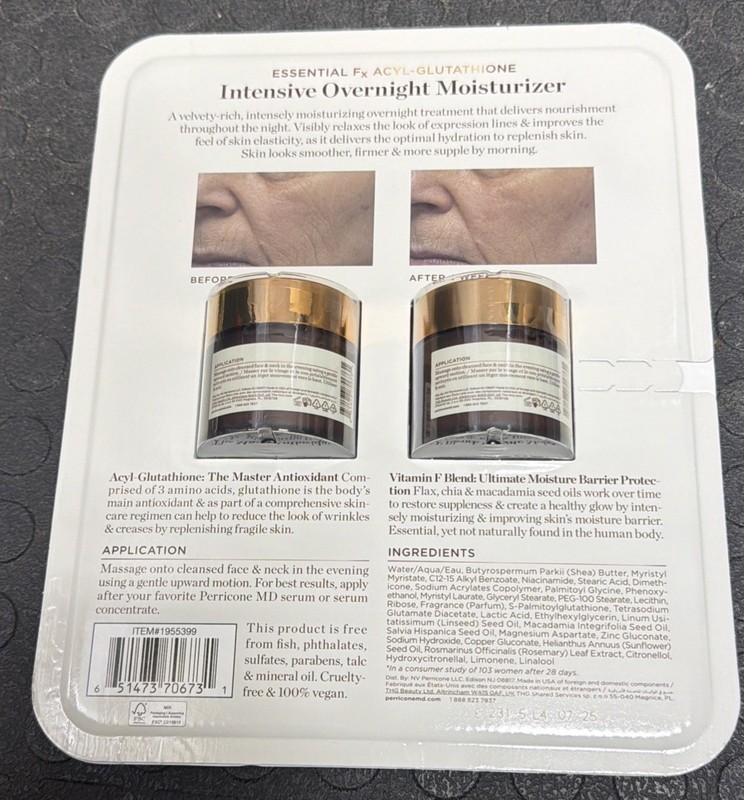 2 Pack Perricone MD Essential Fx Acyl Gluta Intensive Overnight Moisturizer 2 Oz gallery