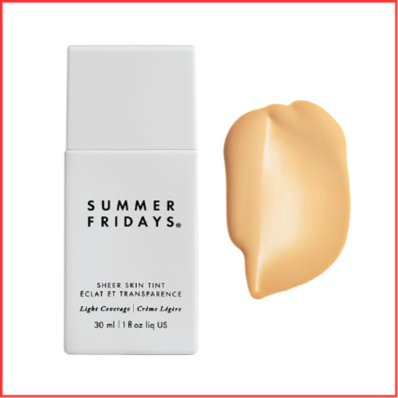 SKIN TINT Sheer for Light with Golden Undertones 1 Fl Oz SUMMER FRIDAYS